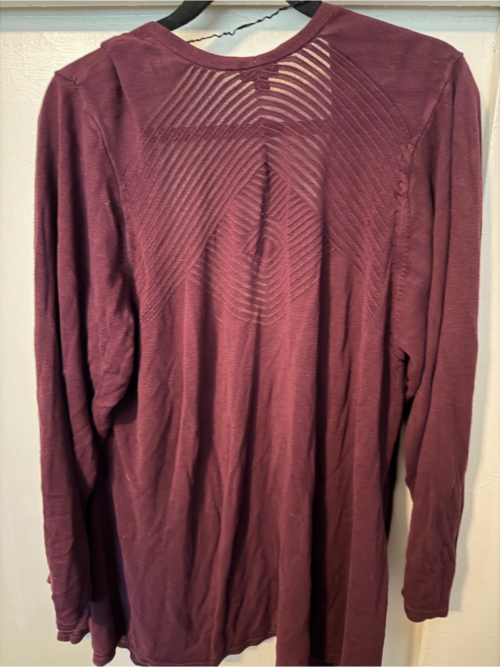 torrid Plum Open-Front Knit Cardigan - Picture 2 of 2